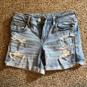 Size 10 American Eagle Denim MIDI Shorts